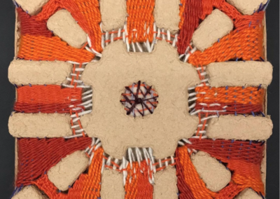 Artwork weaving 3D Orange